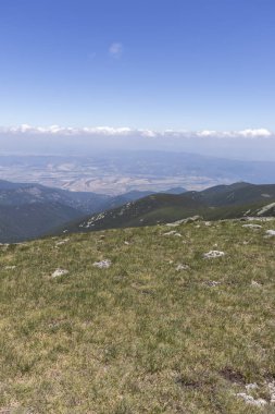 Belmeken Peak'ten manzara, Rila dağı, Bulgaristan