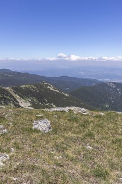 Belmeken Peak'ten manzara, Rila dağı, Bulgaristan