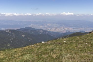 Belmeken Peak'ten manzara, Rila dağı, Bulgaristan