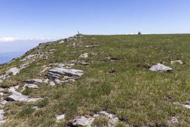 Belmeken Peak'ten manzara, Rila dağı, Bulgaristan