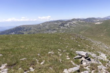 Belmeken Peak'ten manzara, Rila dağı, Bulgaristan