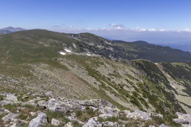 Belmeken Peak'ten manzara, Rila dağı, Bulgaristan