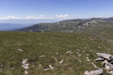 Belmeken Peak'ten manzara, Rila dağı, Bulgaristan