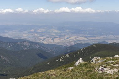 Belmeken Peak'ten manzara, Rila dağı, Bulgaristan