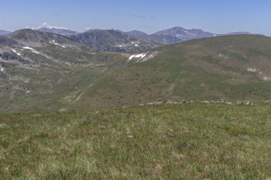 Belmeken Peak'ten manzara, Rila dağı, Bulgaristan