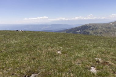 Belmeken Peak'ten manzara, Rila dağı, Bulgaristan