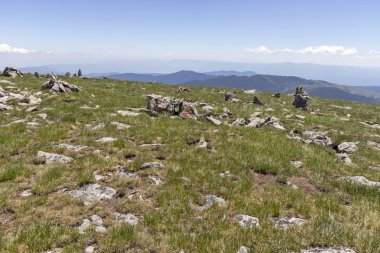 Belmeken Peak'ten manzara, Rila dağı, Bulgaristan