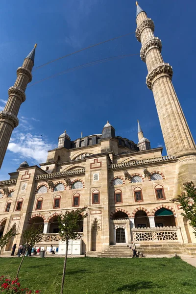 Ottoman imperial mosque in the city of Edirne, Turkey Royalty Free Stock Images