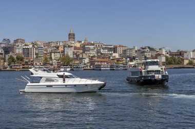 İstanbul'da Boğaz'dan Haliç'e Panorama