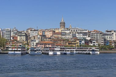 İstanbul'da Boğaz'dan Haliç'e Panorama