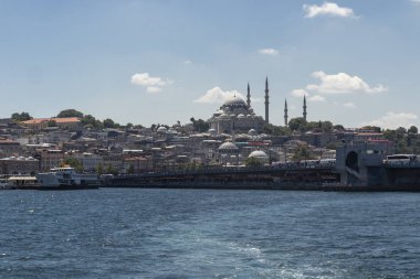 İstanbul'da Boğaz'dan Haliç'e Panorama