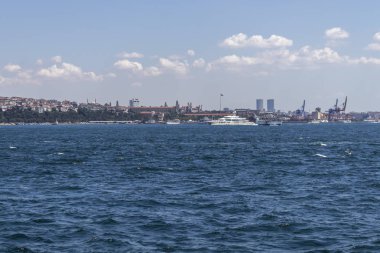 Boğaz'dan İstanbul şehrine panorama