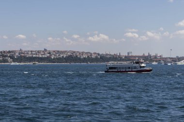 Boğaz'dan İstanbul şehrine panorama