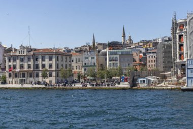 İstanbul'da Boğaz'dan Haliç'e Panorama