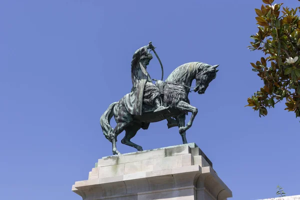 Monumento de Muhammad Ali do Egito na cidade de Kavala, Grécia — Fotografia de Stock