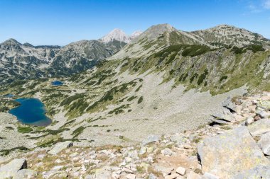 The Long lake, Vihren and Kutelo peaks, Pirin Mountain, Bulgaria