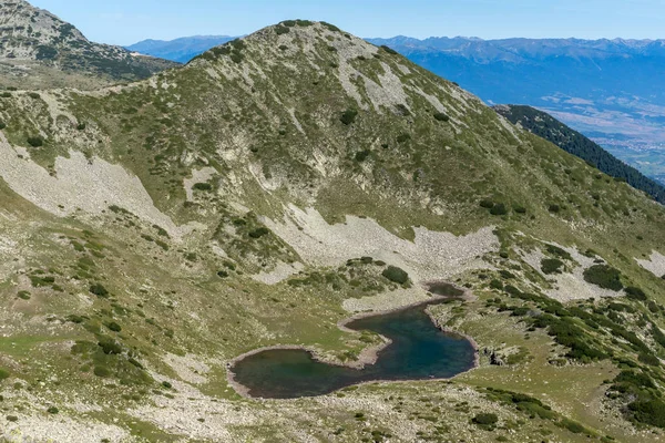 Paisagem com lagos Tipitsko, Pirin Mountain, Bulgária — Fotografia de Stock