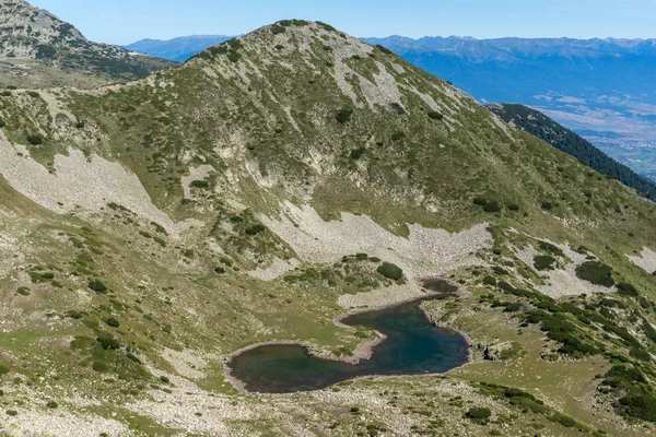 Táj Tipitsko tavakkal, Pirin-hegység, Bulgária — Stock Fotó