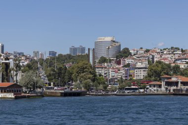 İstanbul Boğazı'ndan İstanbul şehrine manzara