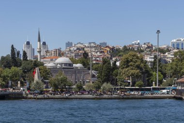 İstanbul Boğazı'ndan İstanbul şehrine manzara