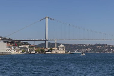 İstanbul Boğazı'ndan İstanbul şehrine manzara