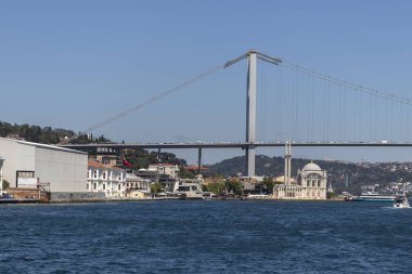 İstanbul Boğazı'ndan İstanbul şehrine manzara