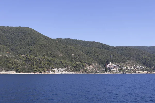 Docheiariou (Dochiariou) monastery at Mount Athos, Greece — Stock Photo, Image