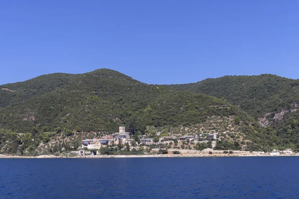 Monasterio de Docheiariou (Dochiariou) en el Monte Athos, Grecia — Foto de Stock