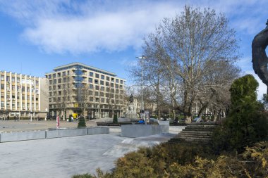 Haskovo Şehir merkezinde bina ve sokaklar, Bulgaristan