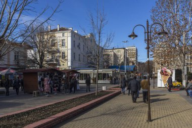 Haskovo Şehir merkezinde bina ve sokaklar, Bulgaristan