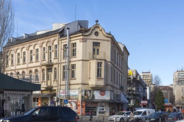 Haskovo Şehir merkezinde bina ve sokaklar, Bulgaristan