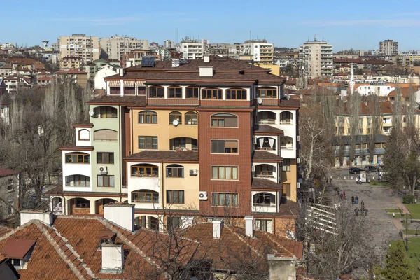 Panorama da Cidade de Haskovo, Bulgária — Fotografia de Stock