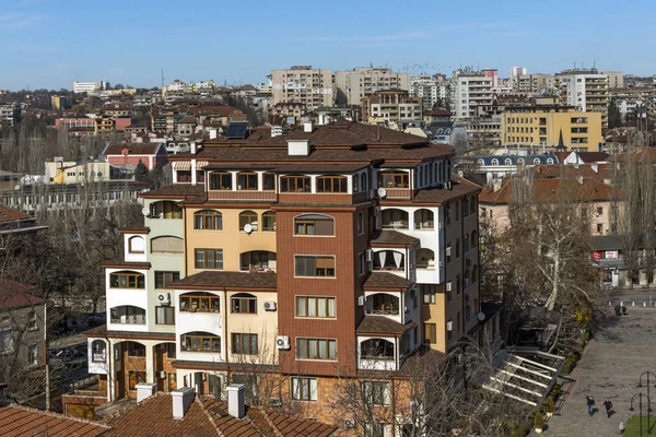 Haskovo Şehri Panoraması, Bulgaristan — Stok fotoğraf