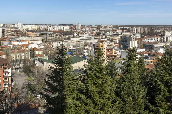 Panorama van de stad Haskovo, Bulgarije — Stockfoto