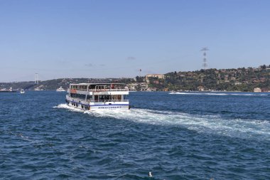 Boğaz'dan İstanbul şehrine panorama