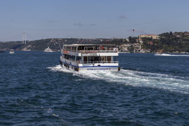 Boğaz'dan İstanbul şehrine panorama