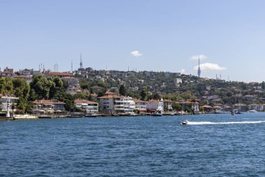 Boğaz'dan İstanbul şehrine panorama