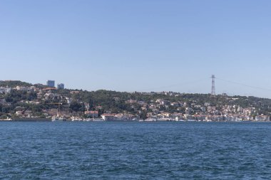 Boğaz'dan İstanbul şehrine panorama