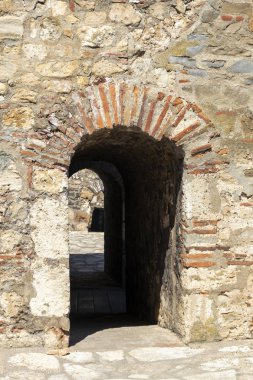 Sırbistan 'ın Smederevo kentinde Fortressr harabeleri