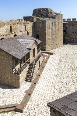 Sırbistan 'ın Smederevo kentinde Fortressr harabeleri