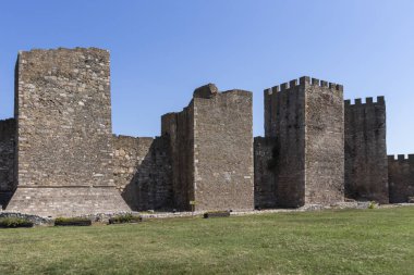 Sırbistan 'ın Smederevo kentinde Fortressr harabeleri