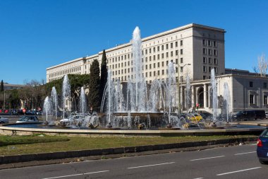 Paseo de la Castellana caddesinde Binalı Panorama