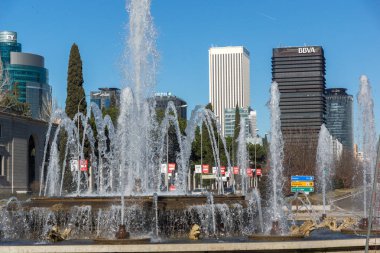 Paseo de la Castellana caddesinde Binalı Panorama