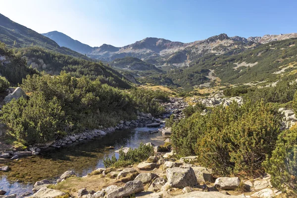 Landscape of Banderitsa River Valley, Pirin Mountain — Stok Foto