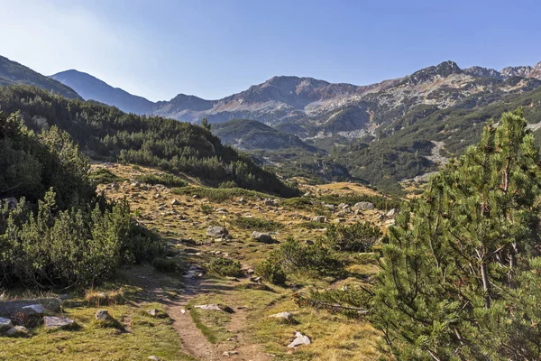 Paysage de la vallée de la rivière Banderitsa, montagne Pirin — Photo