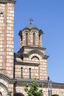 Belgrad 'ın merkezindeki Saint Mark Katedrali Kilisesi