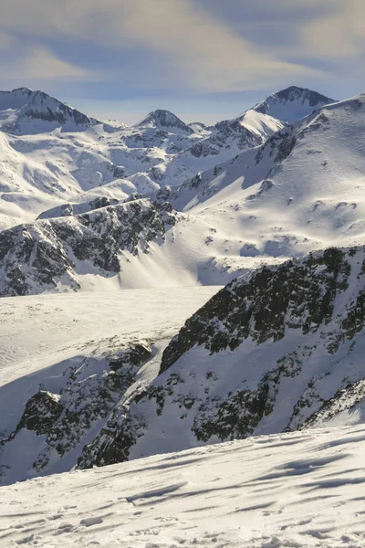 Bulgaristan 'ın Pirin Dağı Kış Panoraması — Stok fotoğraf