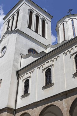 Sırbistan 'ın Niş kentindeki Kutsal Üçlü Katedrali Kilisesi