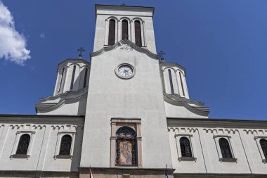 Sırbistan 'ın Niş kentindeki Kutsal Üçlü Katedrali Kilisesi