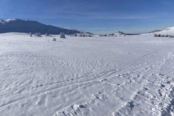 Vista de inverno da Montanha Vitosha, Bulgária — Fotografia de Stock